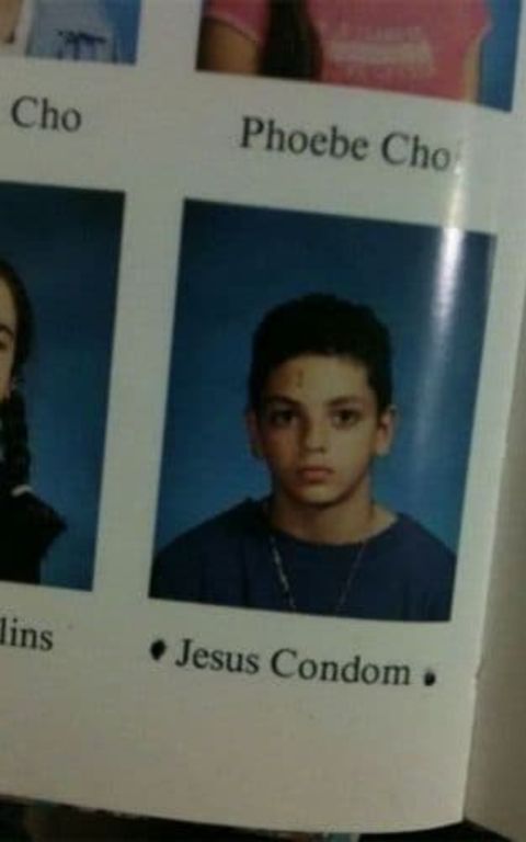 Jesus Condom's young picture.